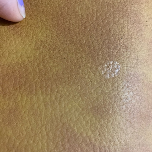 NFree People Wallet Brown Distressed Vegan Wristlet Strap Zip Closure Clutch - Picture 13 of 16